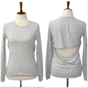 Fabletics Jocelyn Draped Open Back Sweater Sz XS